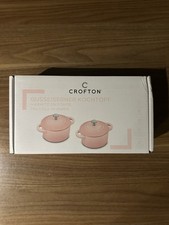 Gusseiserner Kochtopf Rosa 2x