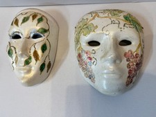 2er-Set, Wand-Deko Masken