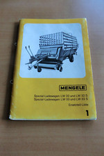 Ersatzteilliste Mengele