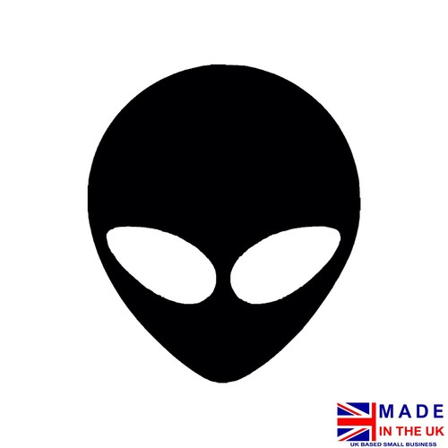 Alien head aufkleber vinyl - alien,
