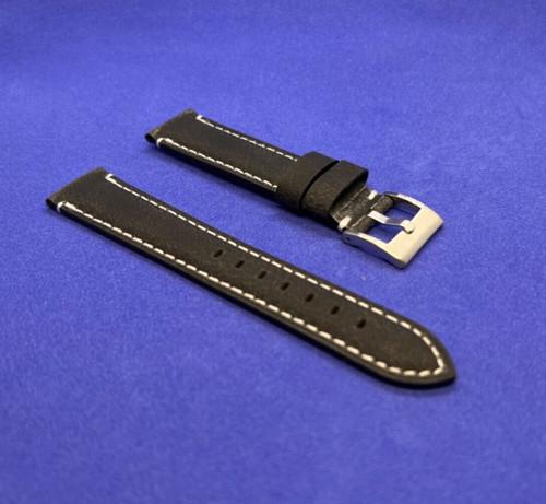 Uhrenarmband schwarz - 20, mm