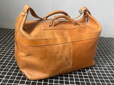 Vintage Naturledertasche Weekender Reisetasche Ledertasche Schultertasche TOP