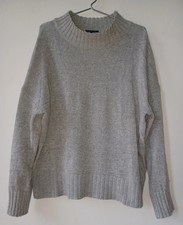 *Selected Femme* Strickpullover, grau, Wolle und Alpaka, 40 L