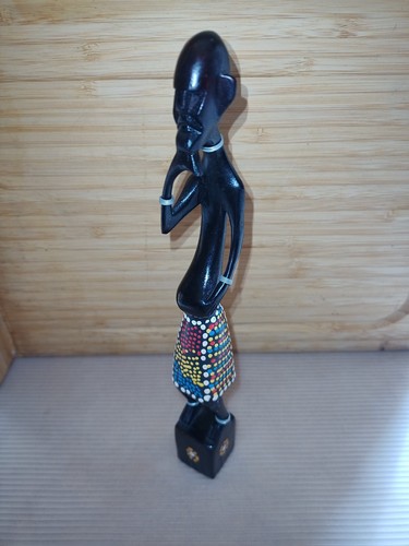 Afrikanische statue 22cm holz - statue,