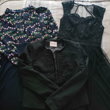 3 Teile Paket Orsay Kleider Abendkleid Balero Blazer Spitze gestickt Gr. 38 M