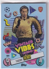 Topps Match Attax CL 24/25 No. 416 Thierry Henry Vintage Vibes Legend