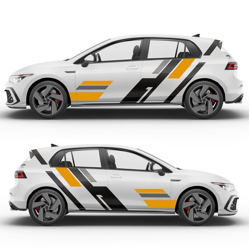 Auto aufkleber seitenstreifen - auto,