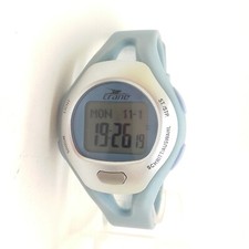 Crane Damen Fitness Armbanduhr blaues Silikon Armband 300084