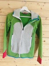 Ortovox Fleece Jacke Wolle XS 34 Damen Winter mit Kapuze Ski Wandern Outdoor