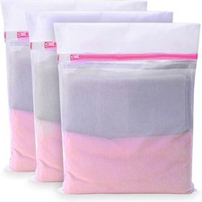 3 Stück Wäschenetz Für Waschmaschine, Wäschesäckchen Laundry Bag 50 X 60Cm, Wäsc