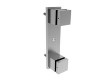 Edelstahl Punkthalter seitliche Montage Befestigung Glas Geländer 8-17,52mm V2A