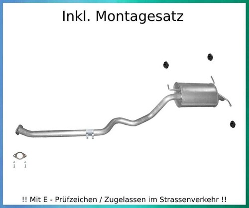Endschalldämpfer für hyundai - endschalldämpfer,