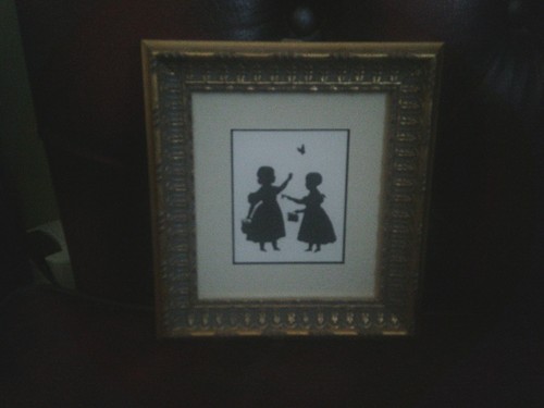 Silhoutte kunstdruck - silhoutte,