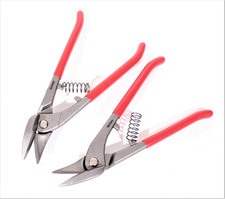 Idealscheren Paar 260mm mit Feder Blech Schere Profi Blechschere Idealschere Set