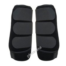 Fesselkopfgamaschen  ein 4 er Setschwarz Gamaschen Grösse Warmblut