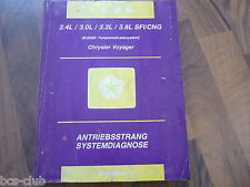 #J026 CHRYSLER VOYAGER 1996 MOTOR 2.4 3.0 3.3 3.3 3.8 Diag. WERKSTATT HANDBUCH