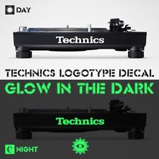 Technics - Glow In The Dark Plattenspieler - Sticker Aufkleber - SL 1210 MK2 MK3 MK7