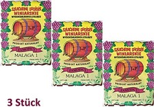 3 X Weinhefe MALAGA 1 für