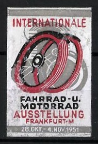 Reklamemarke frankfurt - reklamemarke, frankfurt-m