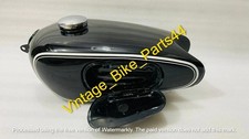 BMW R25/3 Stahl schwarz lackiert Benzin Kraftstofftank mit Chrom Tankdeckel