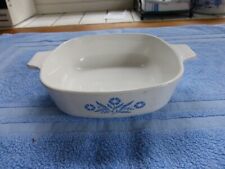 Corningware (USA) Pyroceram Auflaufform  Kornblumen Motiv, 2 Stück