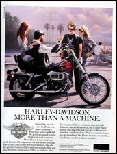 Harley Davidson Sportster originale Werbung aus 1981