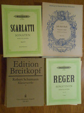 Noten Konvolut 54x Klavier