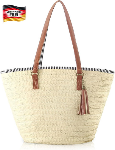 Stroh handtasche damen sommer - damen,