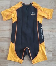 AQUA SPHERE Stingray Kinder Neopren Shorty  Gr 10 Größe  134/140 UV Orange