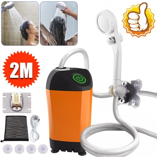 Tragbare campingdusche akku - tragbare,