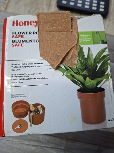 Honey flower pot - flower, black