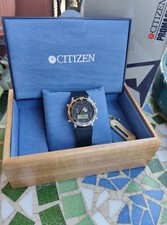 Vintage LCD Digitaluhr Citizen Promaster D160-313917 Nos mit Etikett und Box
