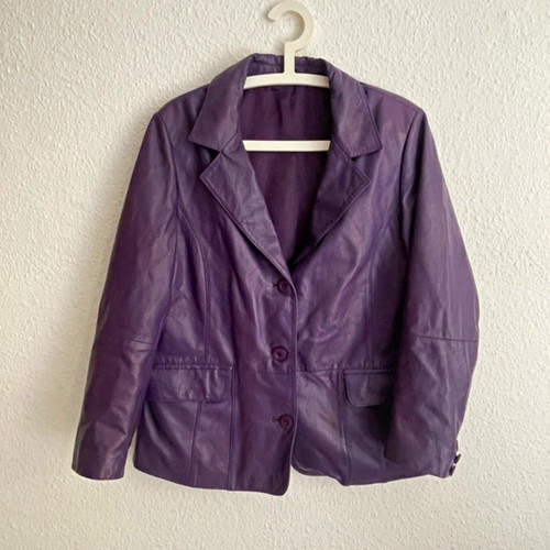 Vintage damen lederjacke - damen,