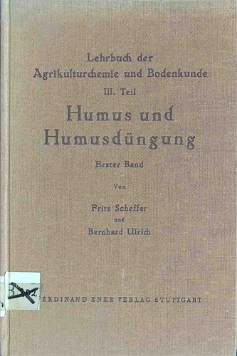 Lehrbuch der agrikulturchemie - lehrbuch,