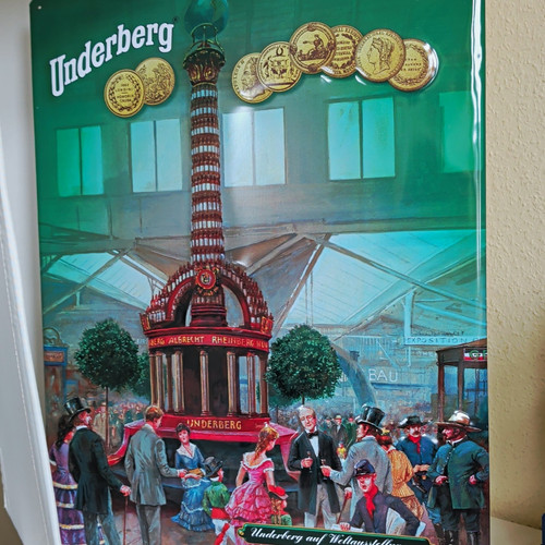 Underberg werbeschild reklame - werbeschild,