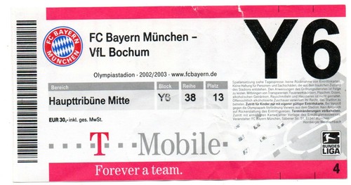 Ticket bayern münchen - bl,