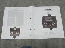 Schaltplan für Körting Netzanode ANG2204 von 1927 Rundfunkmuseum