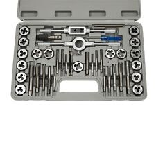 Gewindeschneider Set 40tlg M3-M12 Gewindebohrer Schneideisen Satz Fein Set Bohre