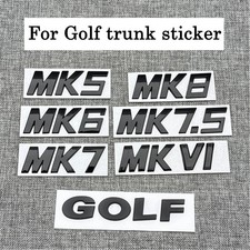 3D ABS shiny black Golf Logo
