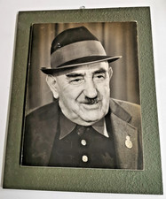 Bild Bildnis alter Jäger Jagd Sudentenland circa 1950 Vintage true Retro 40x50