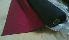 Möbelstoff Polsterstoff weinrot Leinenstruktur Bordeaux Robust 8m