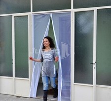 MAGNETISCHES MOSKITONETZ VORHANG SCHNELLVERSCHLUSS 90x260cm WEISS, KLARE ANLEITUNG