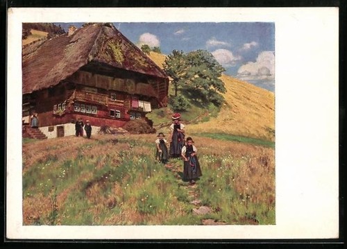 Künstler liebich - künstler-ak, c.