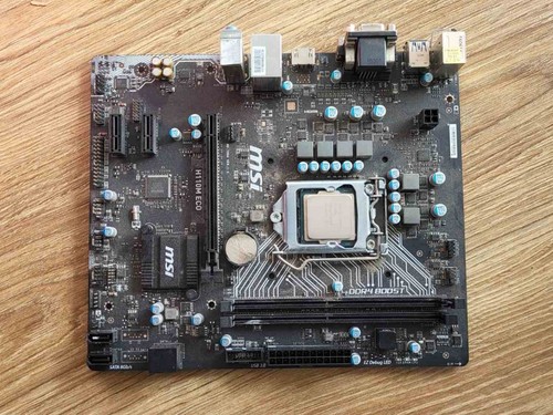 Mainboard msi h110m - eco, mit
