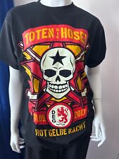 DIE TOTEN HOSEN DEG T-Shirt Gr. S DIE ROT GELBE NACHT 01.09.2013