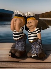 2 x Maritime Deko Figur
