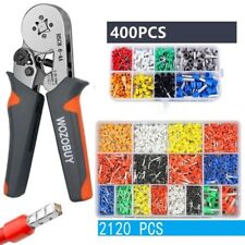 Über 2500 Teile Crimpzange Set Aderendhülsen - Aderendhülsenzange 0,25mm - 16mm