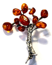 Baum des Lebens Brosche