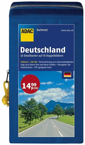 Adac straßenkarten kartenset - straßenkarten,