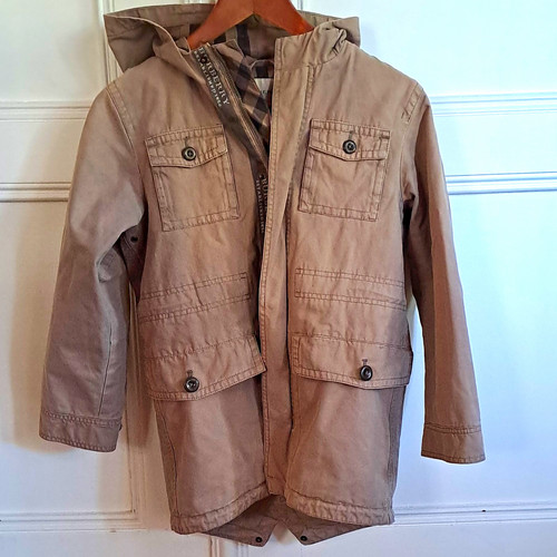 Burberry jungen parka jacke - jungen,